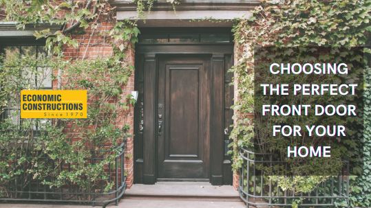 How to choose the perfect front door for your home.