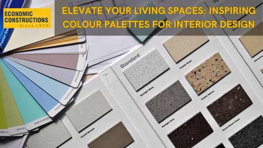 Find the perfect colour palettes to enhance the ambiance of your living spaces with stylish and creative interior design ideas