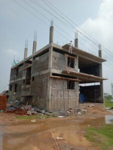 Viilianur Pondicherry residential building under construction