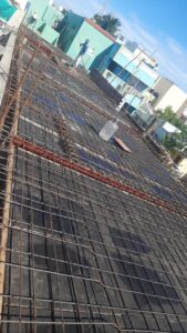 First floor roof completion muthialpet site