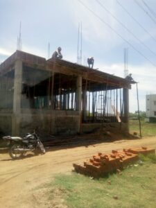 Ground floor roof completion Villianur site